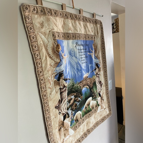 Amazing Grace quilted wall hanging - Picture 2 of 3